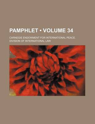 Book cover for Pamphlet (Volume 34)