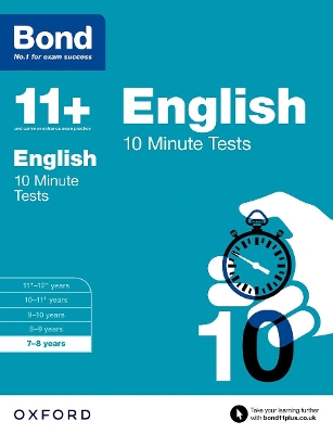 Book cover for Bond 11+: English: 10 Minute Tests