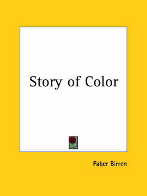 Book cover for Story of Color (1941)