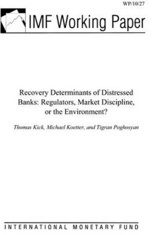 Cover of Recovery Determinants of Distressed Banks