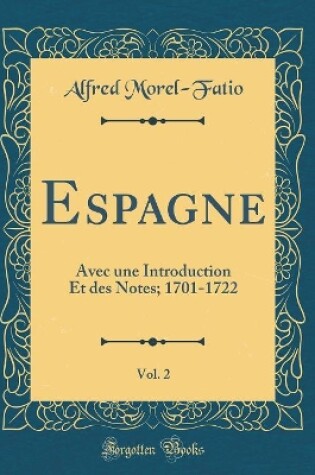 Cover of Espagne, Vol. 2