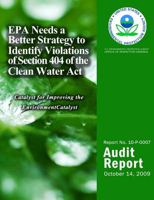 Book cover for EPA Needs a Better Strategy to Identify Violations of Section 404 of the Clean Water Act