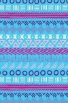 Book cover for Journal Notebook Tribal Art Pattern Blue