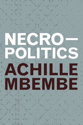 Book cover for Necropolitics