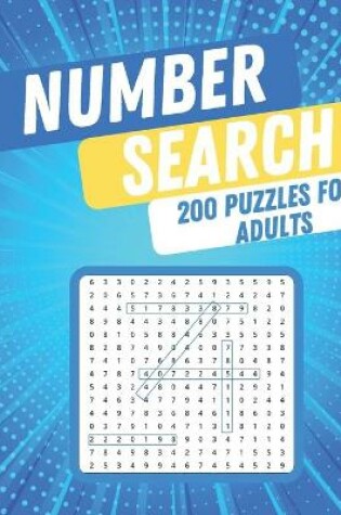 Cover of Number Search Puzzles for Adults
