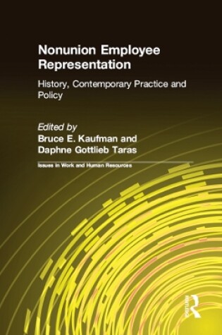 Cover of Nonunion Employee Representation