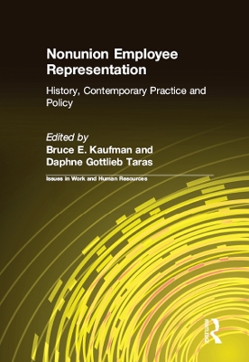 Book cover for Nonunion Employee Representation