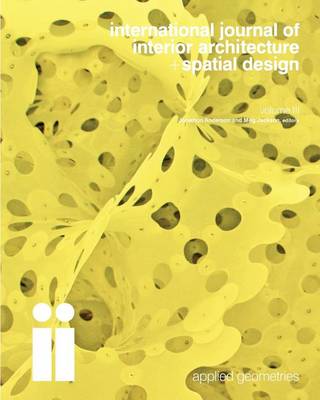 Cover of international journal of interior architecture + spatial design