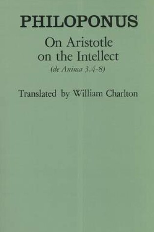 Cover of On Aristotle's "On the Intellect"