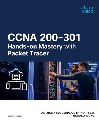 Book cover for CCNA 200-301 Hands-on Mastery with Packet Tracer