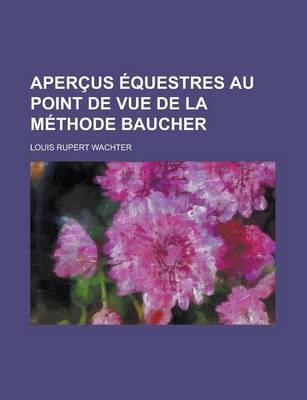 Book cover for Apercus Equestres Au Point de Vue de La Methode Baucher