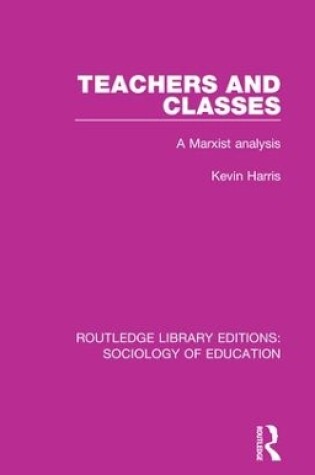 Cover of Teachers and Classes