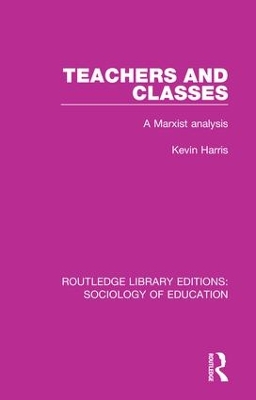 Book cover for Teachers and Classes