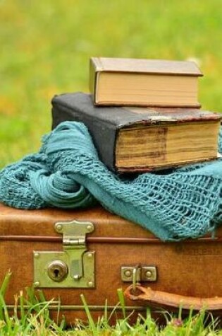 Cover of Vintage Leather Suitcase and Books Still Life Journal