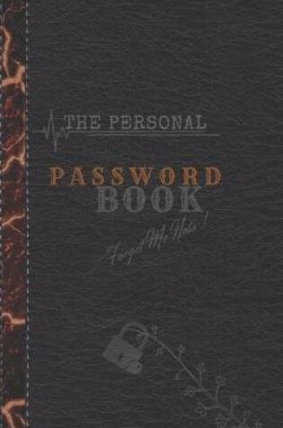 Cover of The Personal Password Book - Forget Me Nots