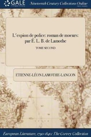 Cover of L'Espion de Police