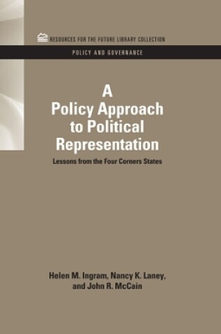 Cover of A Policy Approach to Political Representation