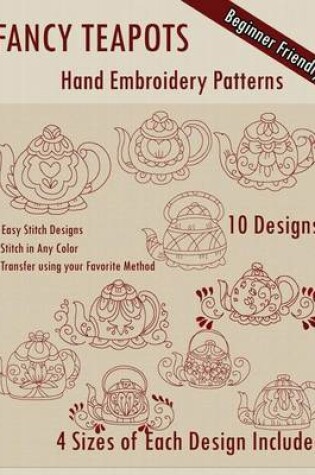Cover of Fancy Teapots Hand Embroidery Patterns