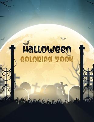 Book cover for Halloween Coloring Book