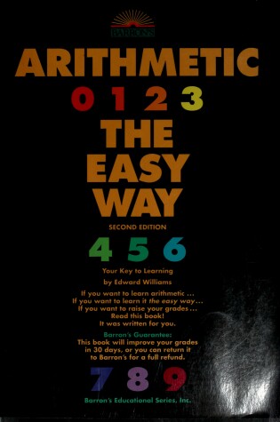 Cover of Barron's Arithmetic the Easy Way