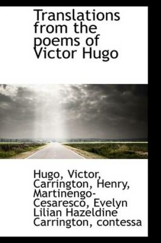 Cover of Translations from the Poems of Victor Hugo