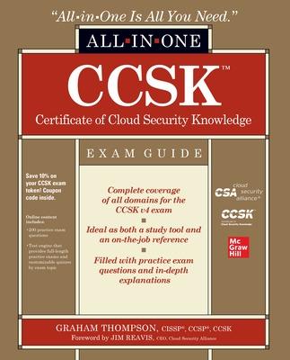 Book cover for CCSK Certificate of Cloud Security Knowledge All-in-One Exam Guide