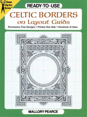 Book cover for Ready-to-Use Celtic Borders on Layout Grids