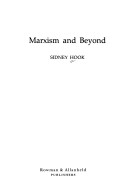 Book cover for Marxism and Beyond