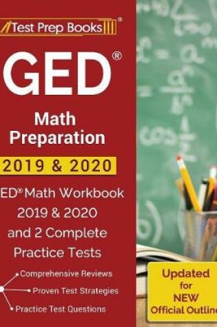 Cover of GED Math Preparation 2019 & 2020