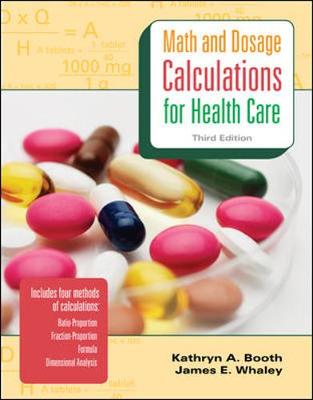 Book cover for MP Math & Dosage Calculations for Health Care w/Student CD