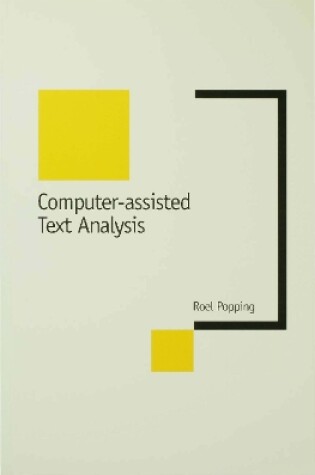 Cover of Computer-Assisted Text Analysis