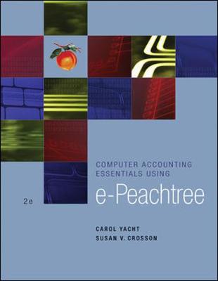 Book cover for Computer Accounting Essentials Using ePeachtree