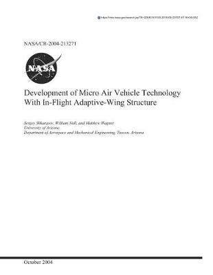 Book cover for Development of Micro Air Vehicle Technology with In-Flight Adaptive-Wing Structure