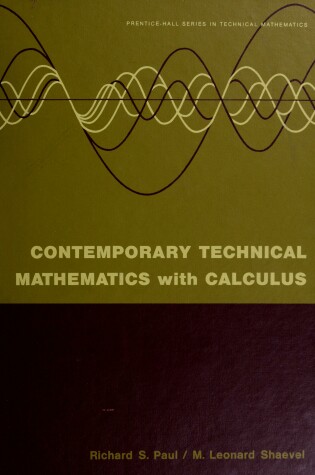 Cover of Contemporary Technical Mathematics with Calculus