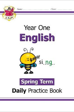 Cover of KS1 English Year 1 Daily Practice Book: Spring Term