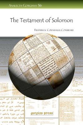 Book cover for The Testament of Solomon