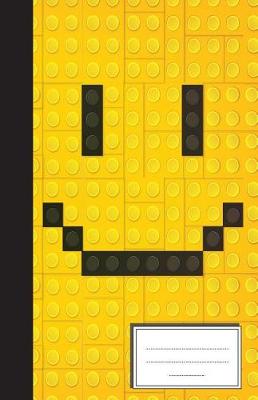 Book cover for Lego emoji, Wide ruled composition book, notebook for School / Teacher / Student