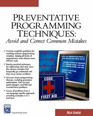 Book cover for Preventative Programming Techniques