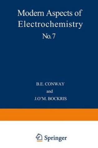 Cover of Modern Aspects of Electrochemistry No. 7