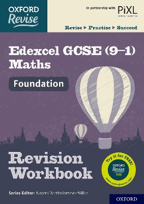 Cover of Oxford Revise: Edexcel GCSE (9-1) Maths Foundation Revision Workbook