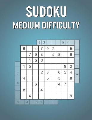 Book cover for Sudoku Medium Difficulty