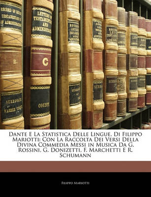 Book cover for Dante E La Statistica Delle Lingue, Di Filippo Mariotti