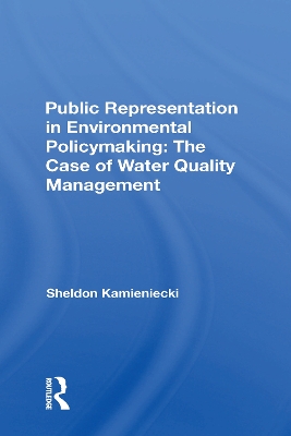 Book cover for Public Representation In Environmental Policymaking