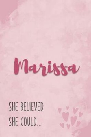 Cover of Marissa She Believe She Could