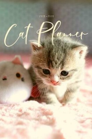Cover of 2019 2020 15 Months Kitten Cat Daily Planner
