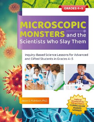 Book cover for Microscopic Monsters and the Scientists Who Slay Them