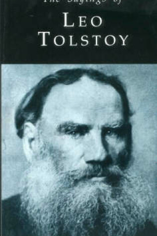 Cover of The Sayings of Tolstoy