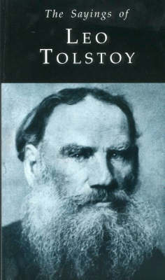 Book cover for The Sayings of Tolstoy