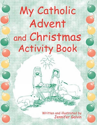 Book cover for My Catholic Advent and Christmas Activity Book