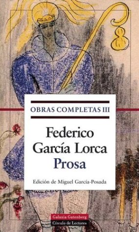 Book cover for Obras Completas III - Prosa - Garcia Lorca